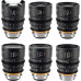 Dulens APO Cambrian Prime 6 Lens Set Imperial ARRI PL Black Cine Lens Set