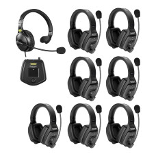 Saramonic WiTalk5 WT8D Full-Duplex 8-Person Wireless Intercom Headset System