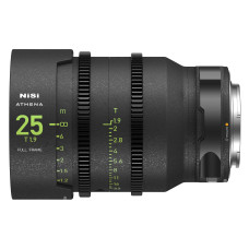 NiSi 25mm ATHENA PRIME Full Frame Cinema Lens T1.9 (E Mount) for ARRI RED SONY