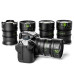 NiSi ATHENA PRIME Full Frame Cinema Lens Kit 5 Lens 14 25 35 50 85 G Mnt No Dp F
