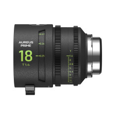 NiSi 18mm Aureus Prime Full Frame T1.4 Cinema Lens (PL Mount) for ARRI RED SONY