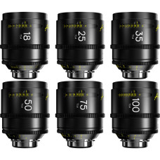 DZO FILM Arles Prime 18/25/35/50/75/100mm ARRI PL Cine Lens Set Metric +case DZO FILM Arles Prime 18/25/35/50/75/100mm ARRI PL Cine Lens Set Metric +case