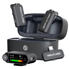 Hollyland LARK MAX 2 Combo Space Gray with Camera RX USBC RX Wireless Microphone