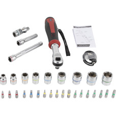 MST Cordless Electric Ratchet 3N.m USB Electric & Manual Rechargeable Slim 3N SET