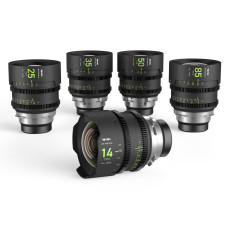 NiSi ATHENA PRIME Full Frame Cinema Lens Kit 5 Lenses 14 25 35 50 85mm + Case PL