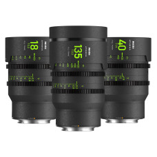NiSi ATHENA PRIME Full Frame Cinema Lens ADD-ON Kit 3 Lens Case G Mount No Dp Ft
